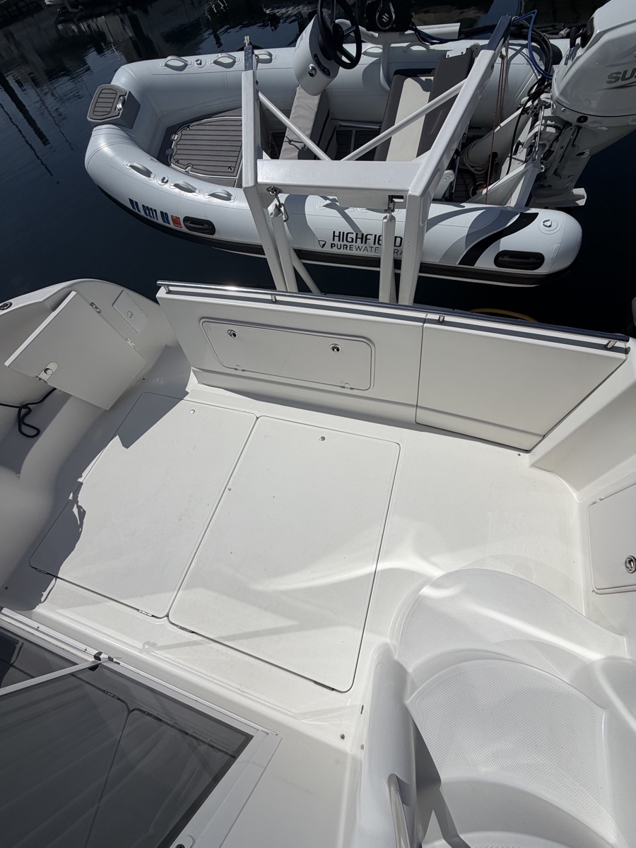 Original boat deck before rendering